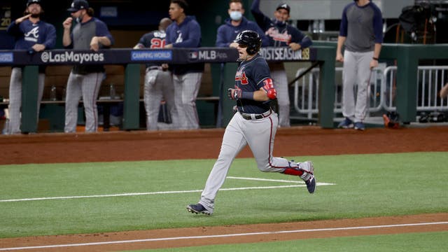 Riley HR ignites big Braves 9th in 5-1 NLCS win over Dodgers