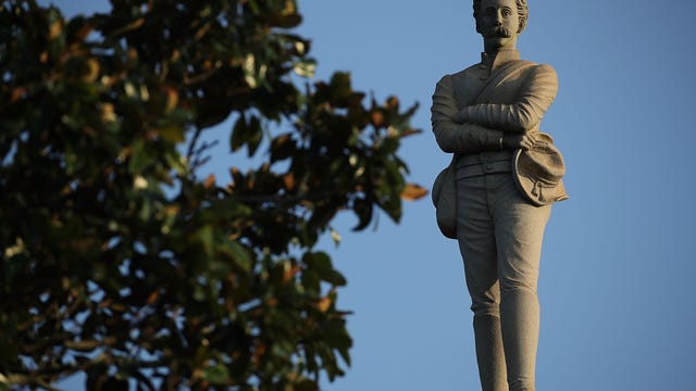 Florida city begins removing Confederate monument