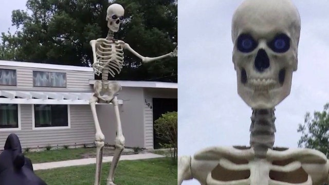 Casselberry teacher wants stolen, 12-foot tall Halloween decoration returned