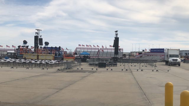Supporters disappointed Trump rally in Sanford canceled