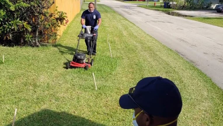 ft lauderdale mow lawn heat stroke