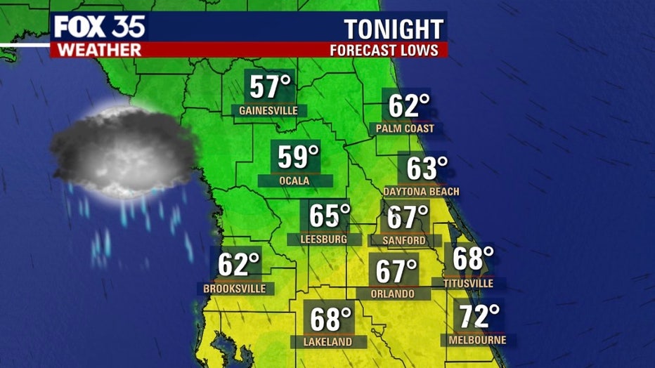 Cold Front To Drop Temperatures Into The 50s, 60s Across Florida | FOX ...