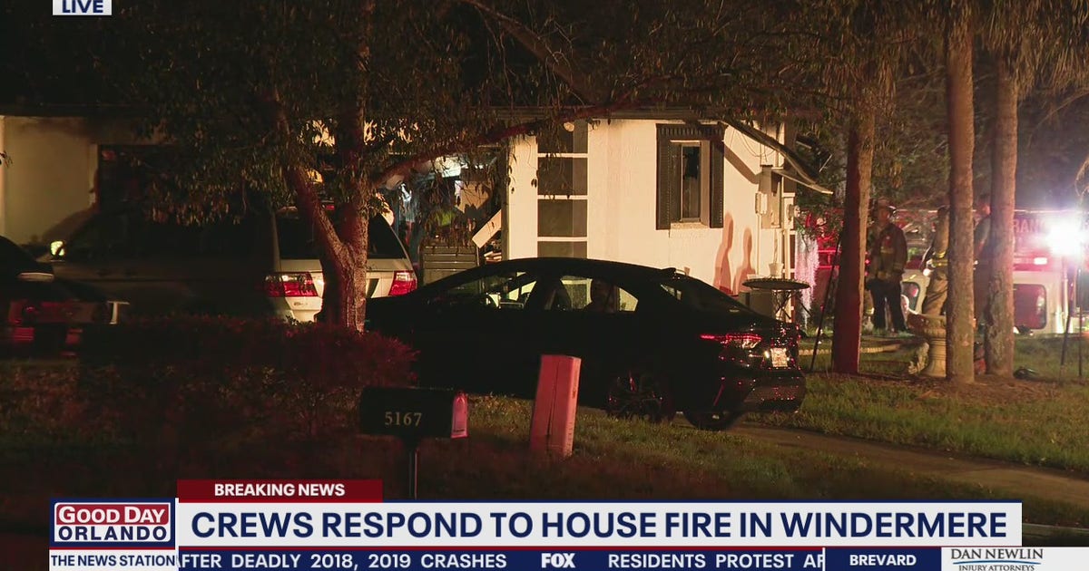 Fire breaks out at Windermere home | FOX 35 Orlando
