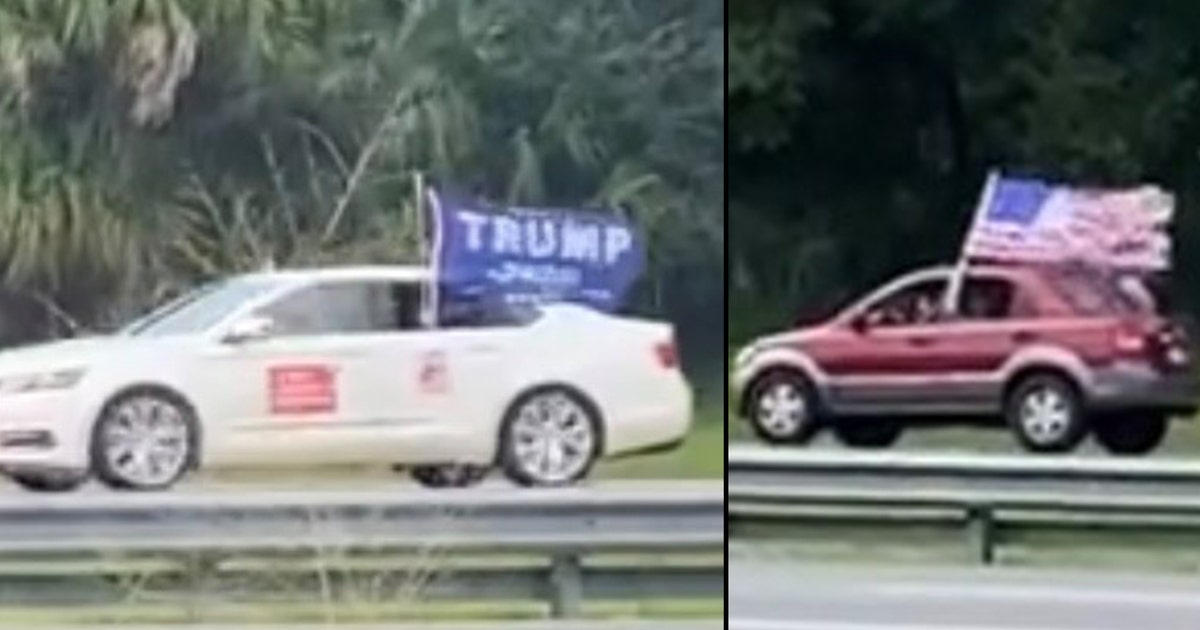 VIDEO: Car parade in support of President Trump goes through Central ...