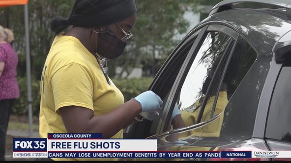 Osceola County gives out free flu shots, uses event to prep for COVID vaccine