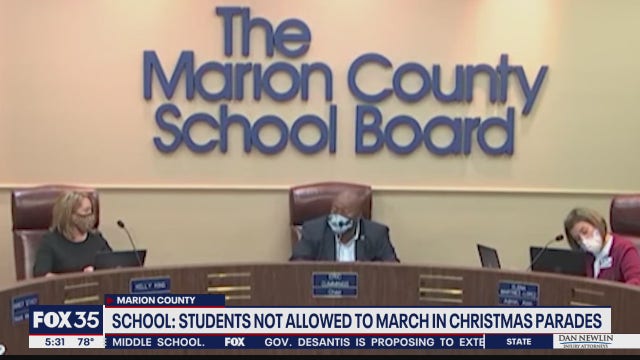 Marion County bans students from marching in parades
