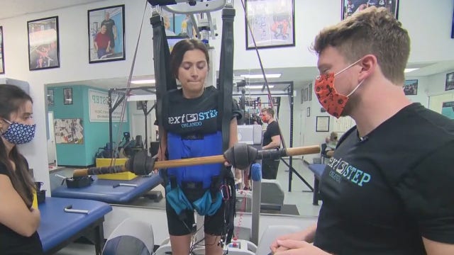 Disney intern left paralyzed after crash battling back