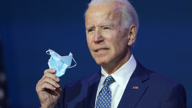 Joe Biden implores Americans to wear masks amid vaccine progress