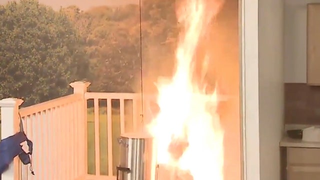 Dangers of frying turkey shown in explosive demonstration videos