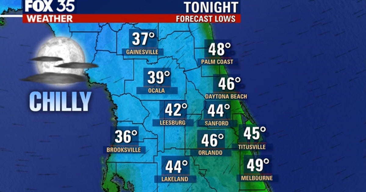 Bundle up! Coldest air of the season arrives in Central Florida | FOX ...