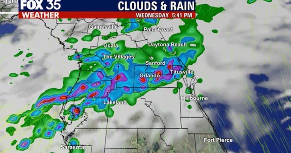 Strong storms to roll through on Wednesday ahead of cold front | FOX 35 ...