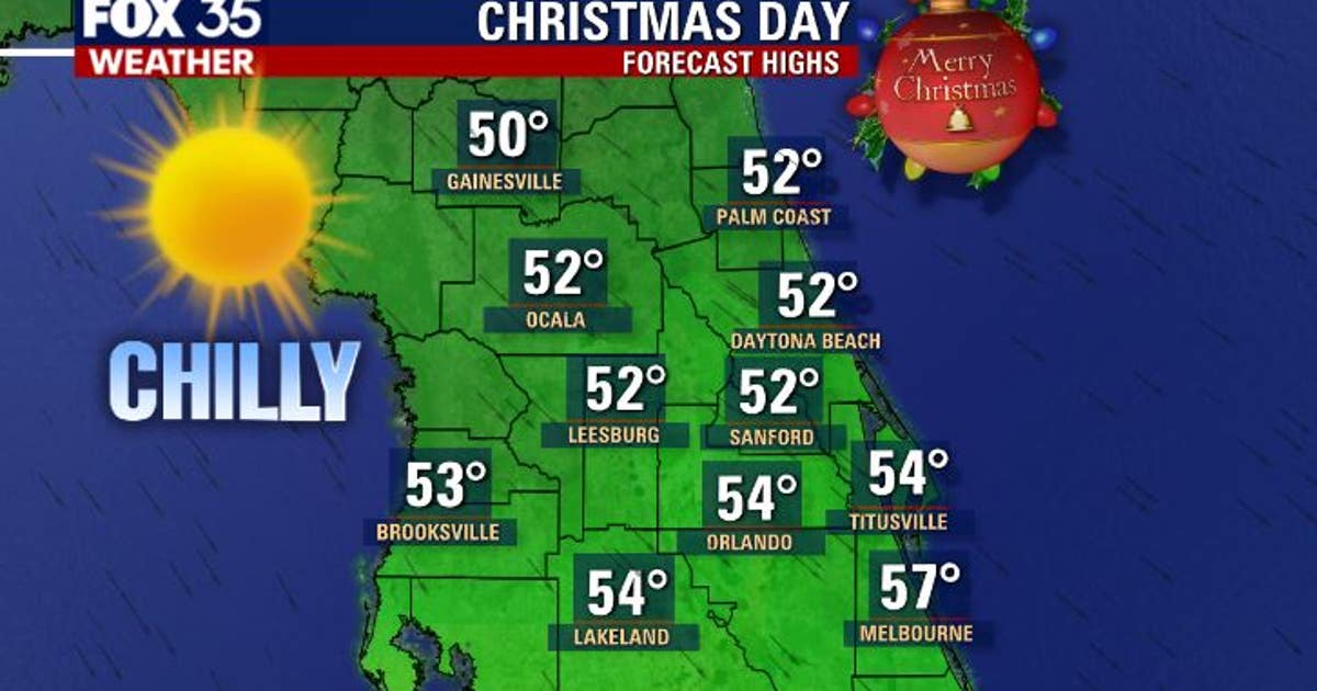 Central Florida expected to see the coldest Christmas in 20 years | FOX ...