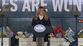 First lady Melania Trump urges kindness during holiday season clouded by pandemic
