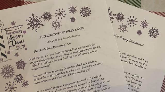 Texas mom writes 'Santa letters' for front-line parents this Christmas