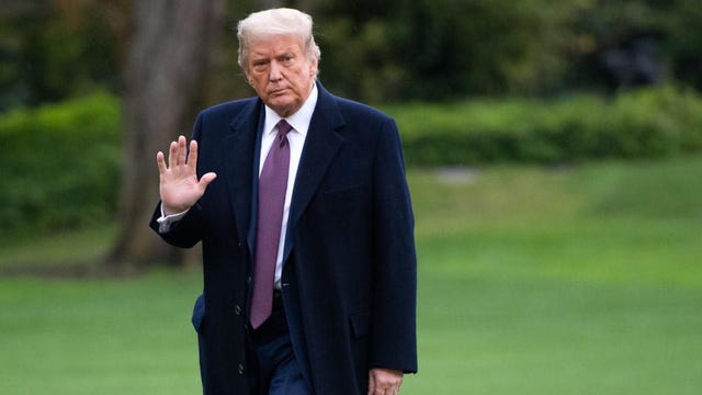President Trump returning to White House ahead of Mar-a-Lago New Year's Eve party