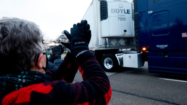 1st COVID-19 vaccine shipments roll out in US