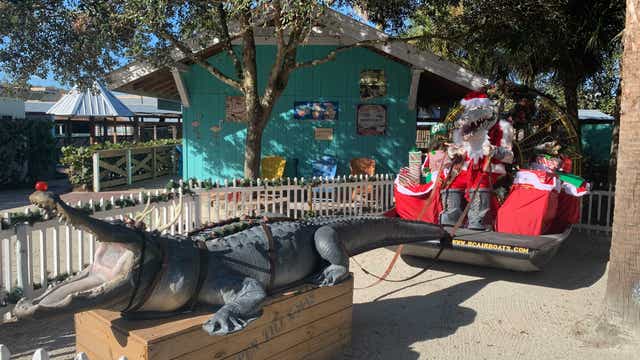 Gatorland hosts Holiday 'Ho Ho Ho-Down' event