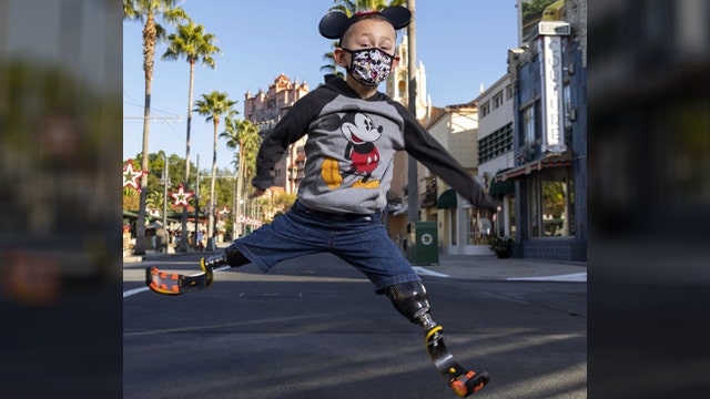 8-year-old receives two prosthetic legs, trip to Walt Disney World