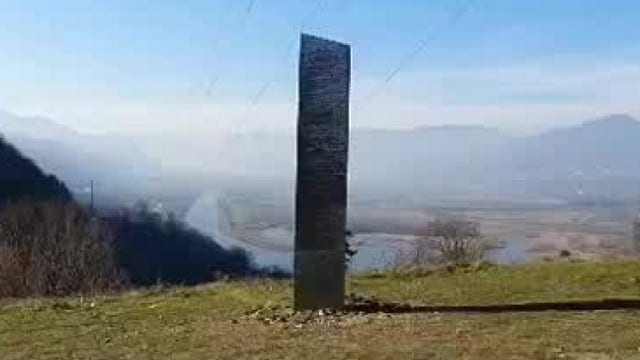 Mysterious monolith appears near ancient site in Romania