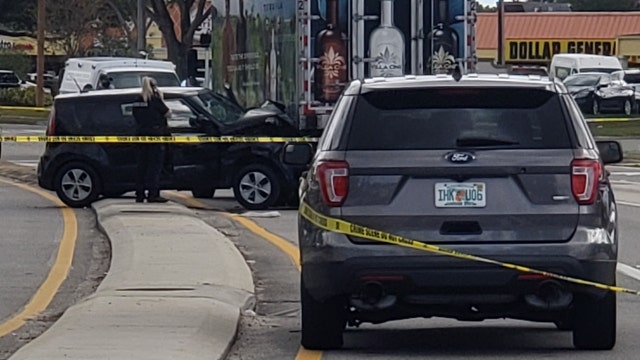 Person struck by bullet, crashes vehicle, Titusville Police say