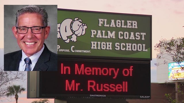 Flagler Palm Coast High School holds tribute to honor principal who died from COVID-19
