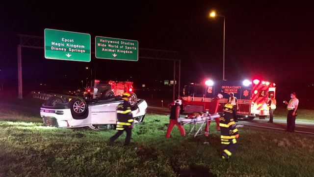 Multiple injured in two-car crash near Walt Disney World