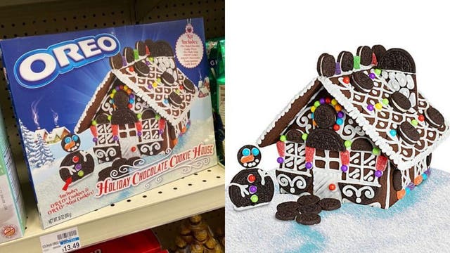 Oreo's cookie house kit now available for the holidays