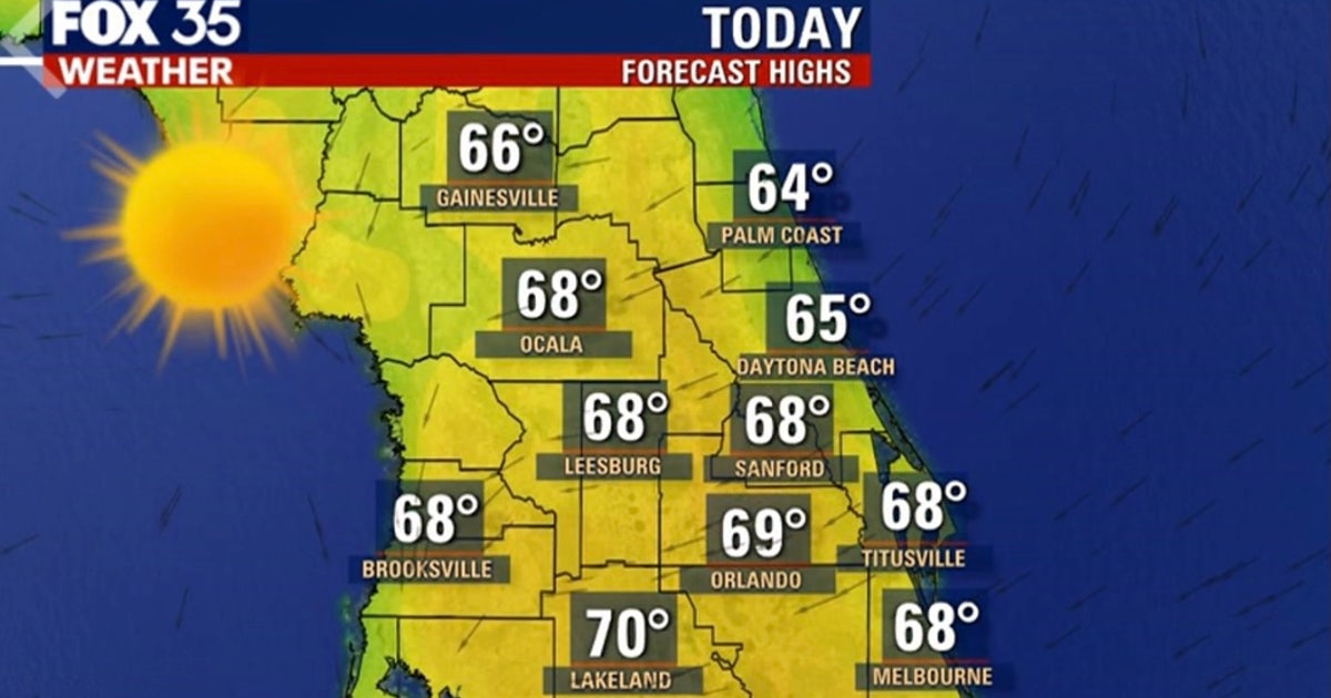 Cool day ahead for Central Florida with a warm up on the way | FOX 35 ...