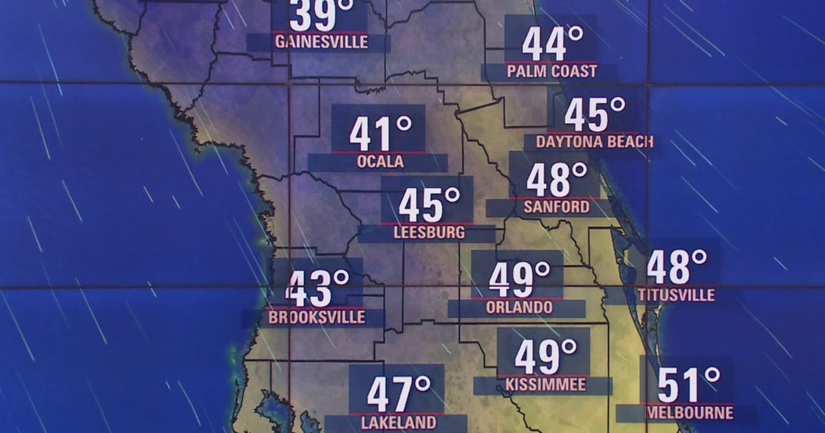 2 cold fronts to keep temperatures in Central Florida low this week ...