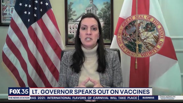 Florida Lt. Gov. Nuñez sounds off on coronavirus vaccine rollout