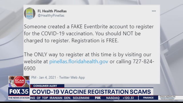 Warning: Scammers tricking Florida seniors into paying for COVID-19 vaccines