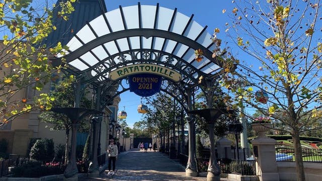 PHOTOS: Epcot’s Ratatouille ride area partially visible