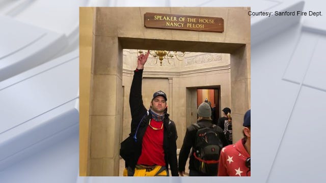 Florida firefighter arrested for alleged involvement in Capitol riot