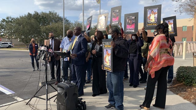 Community activists hold news conference, demand justice for student body-slamming incident