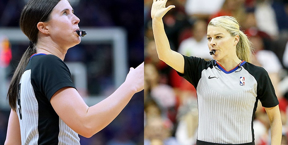 2 female referees officiate same NBA game for 1st time ever