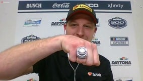 Daytona 500 winner Michael McDowell speaks with FOX 35