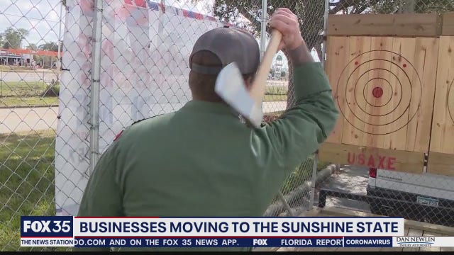 Fewer COVID restrictions draw some businesses to the Sunshine State