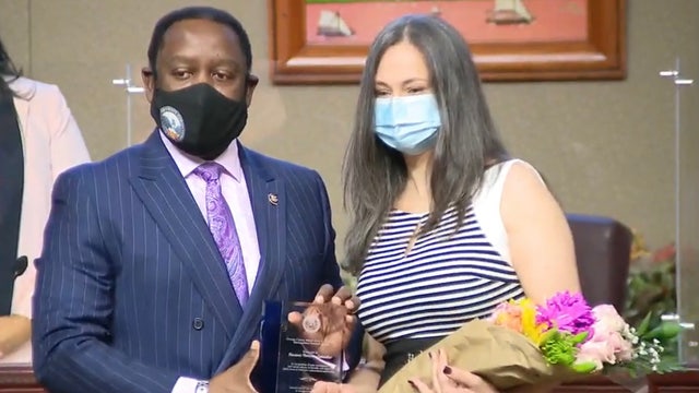 Orlando restaurant worker honored after saving boy from suspected abuse