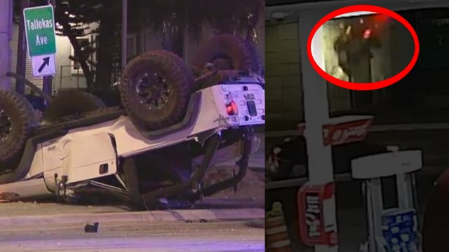 Police: Serious injuries reported after vehicle flips off I-4 in Orlando