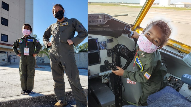 5-year-old girl battling cancer becomes pilot for the day at MacDill Air Force Base