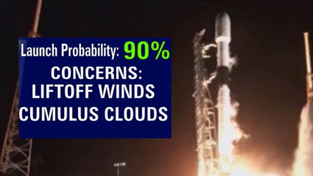 Forecast: SpaceX plans Sunday night Starlink launch