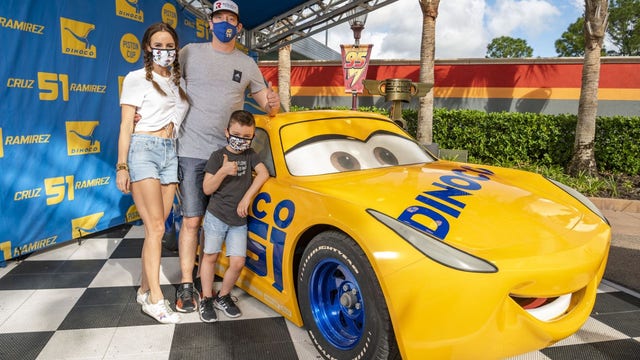 NASCAR Cup Series driver Kyle Busch visits Disney's Hollywood Studios