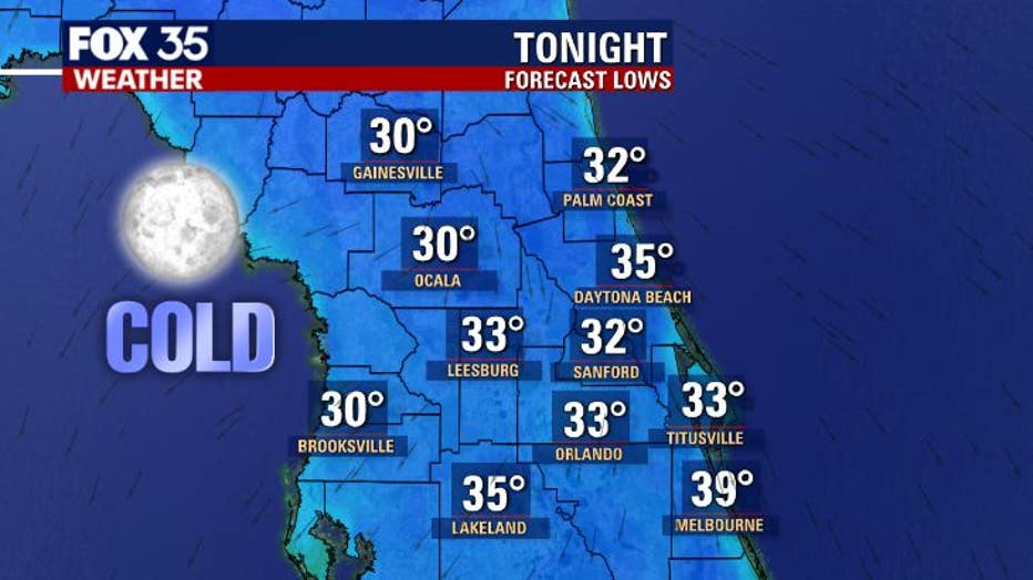 Coldest Air Since Early January On The Way For Central Florida | FOX 35 ...