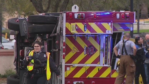 Police: Woman dead after crash with fire truck in Daytona Beach