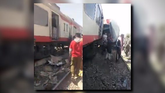 At least 32 killed, 165 injured after trains collide in Egypt