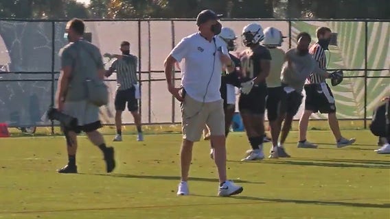 Knights open first spring practice under Malzahn