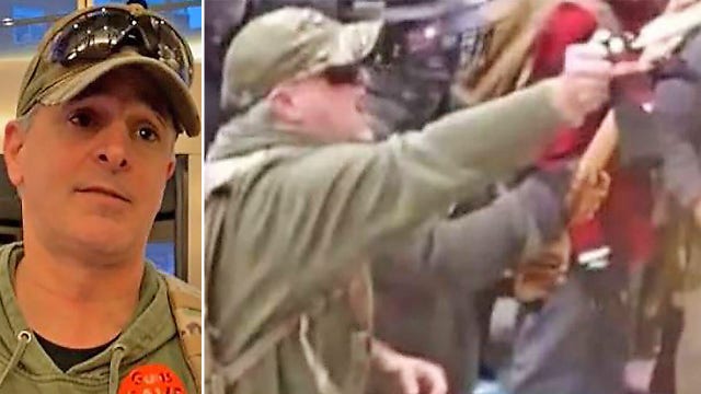 Capitol rioter accused of assaulting cops with chemical spray served as Marine, to remain jailed before trial