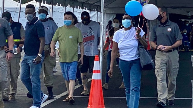 100,000th vaccination given at Orlando FEMA site