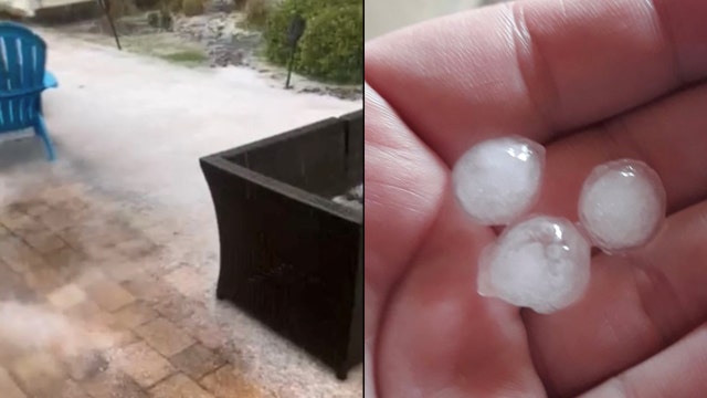 'Buried in ice!': Hailstorm creates winter wonderland in Daytona Beach