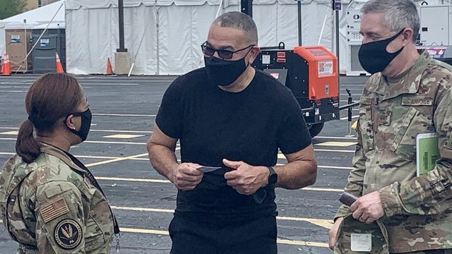 FEMA vaccine site vaccinates 500 members of law enforcement